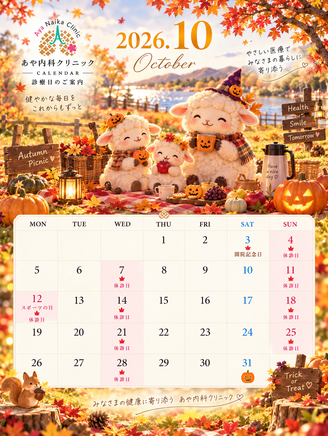 大阪 女医の呼吸器内科26年10月のスケジュール